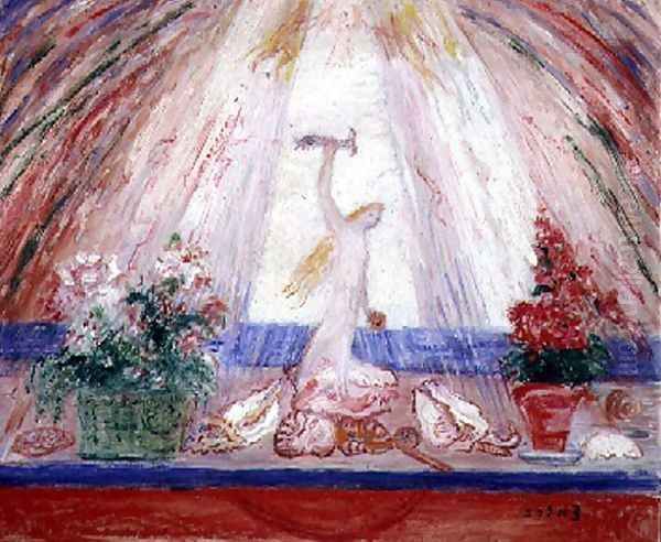 Offrande a La Rose Oil Painting by James Ensor