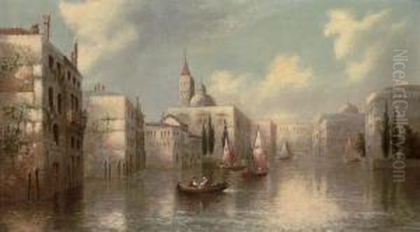 A Venetian Capriccio Oil Painting by James Salt