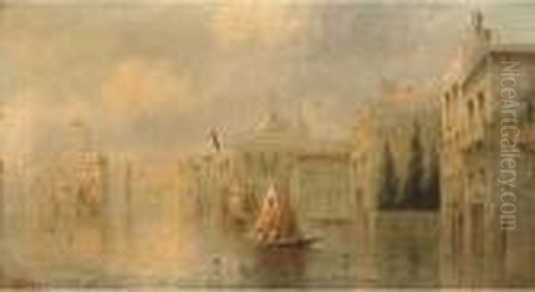 A Venetian Capriccio Oil Painting by James Salt