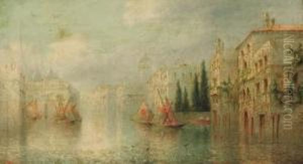 A Venetian Capriccio Oil Painting by James Salt