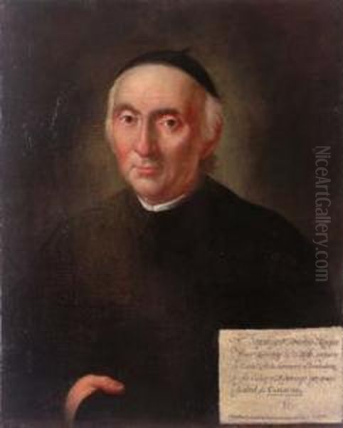 Retrato De Don Jose O Don Joaquin Minguez Oil Painting by Mariano Salvador Maella