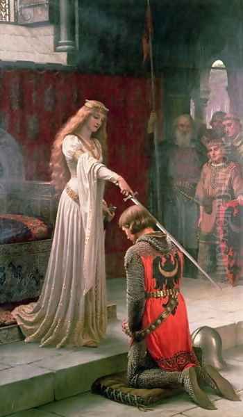 The Accolade 1901 Oil Painting by Blair-leighton Edmund