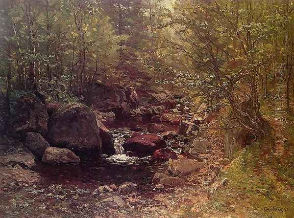 Brook in Spring Oil Painting by John Joseph Enneking