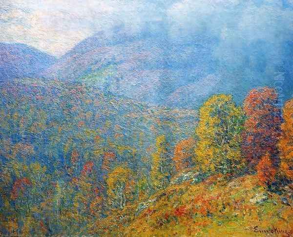 Mountain Landscape Oil Painting by John Joseph Enneking