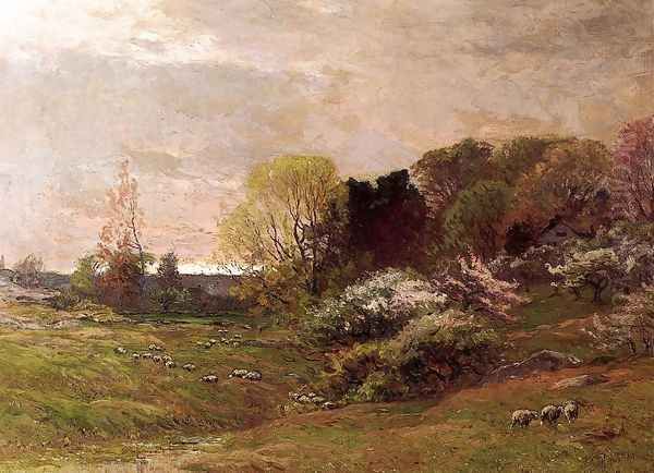 Spring Morning Oil Painting by John Joseph Enneking