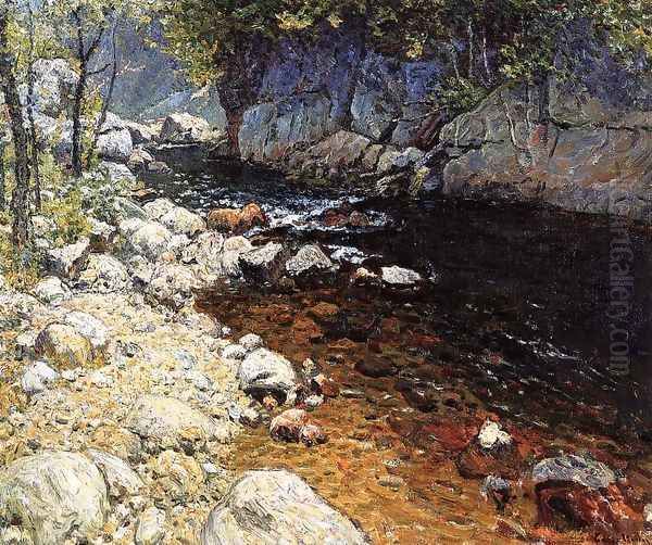 The Trout Brook Oil Painting by John Joseph Enneking