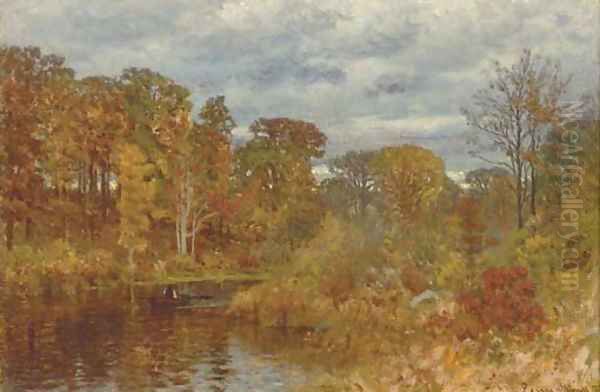 On The Neponset River Oil Painting by John Joseph Enneking