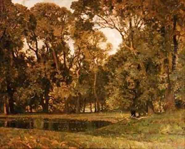 The Green Pool Oil Painting by Sir Alfred East