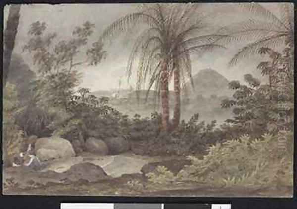 View near Rio de Janeiro Oil Painting by Augustus Earle