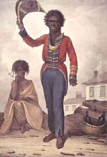 Bungaree a native chief of New South Wales Oil Painting by Augustus Earle