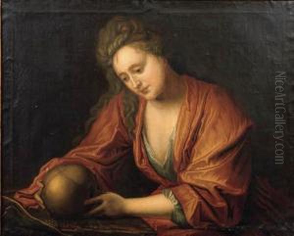 Sainte Marie-madeleine Penitente Oil Painting by Jean-Baptiste Santerre