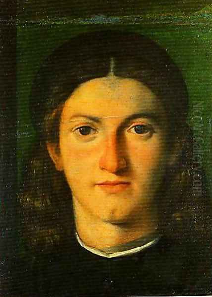 Portrait of a Young Man Oil Painting by Johann-Nepomuk Ender