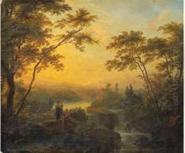 Les Bords Du Torrent Oil Painting by Louise-Josephine Sarazin de Belmont