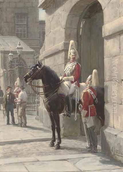 Horseguards Parade, Whitehall Oil Painting by Otto Eerelman