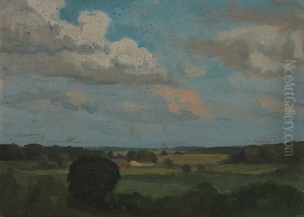 Illinois Landscape Oil Painting by Paul Turner Sargent