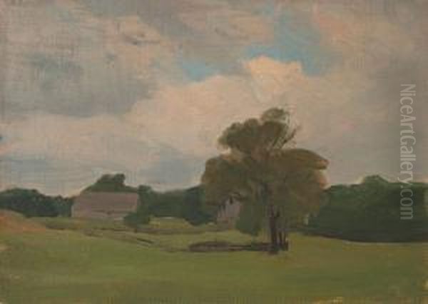 Illinois Landscape Oil Painting by Paul Turner Sargent