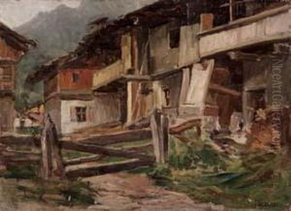 Baite, Cadore Oil Painting by Francesco Sartorelli