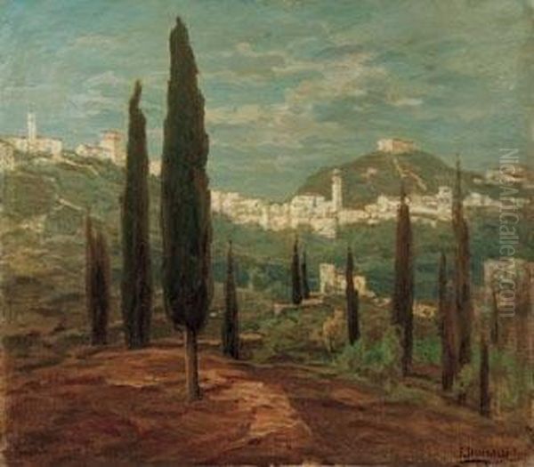 Paesaggio Oil Painting by Francesco Sartorelli