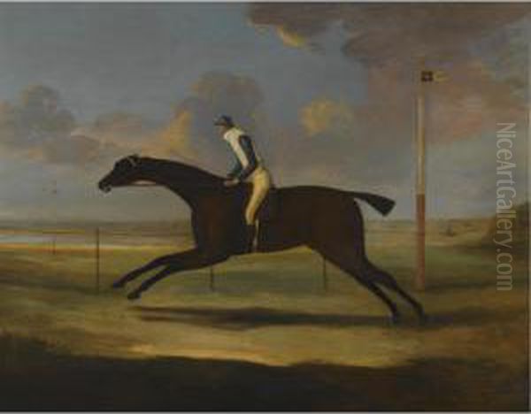 Scorpion, With Jockey Up Oil Painting by J. Francis Sartorius