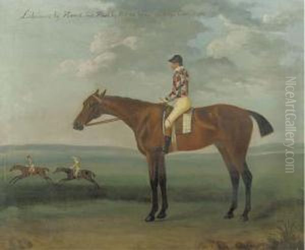 Laburnum, With Jockey Up Oil Painting by J. Francis Sartorius