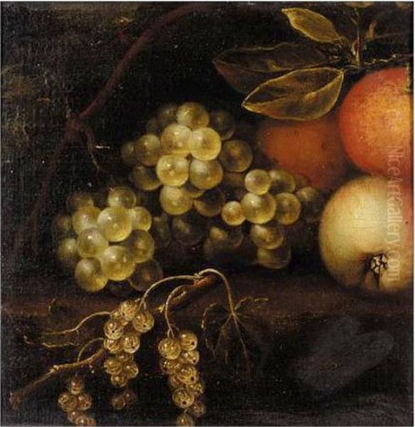 Still Life Of Fruit Oil Painting by William Sartorius