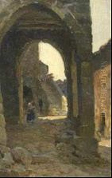 Roma Oil Painting by Pietro Sassi