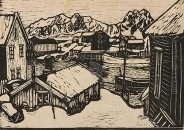 From Svolvaer Oil Painting by John Savio