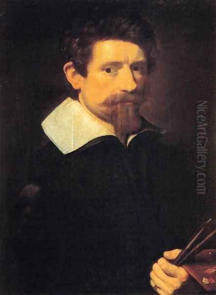 Self-Portrait Oil Painting by Adam Elsheimer