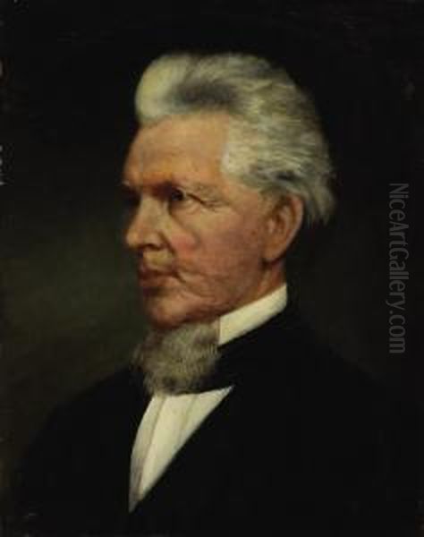 Portrait Of J. Mcclusky Blayney, D.d. Oil Painting by Paul Sawyier