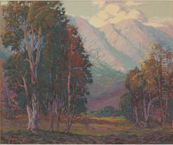 Mountain Scene Oil Painting by Fred Grayson Sayre