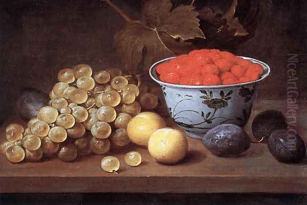 Still-Life with Fruit Oil Painting by Jacob Fopsen van Es