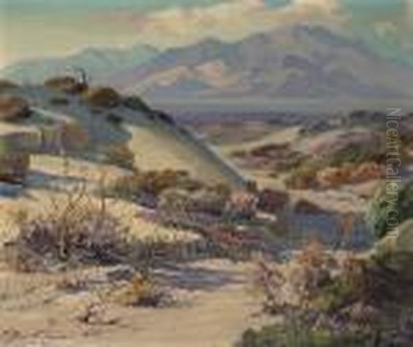 A Favorite Desert Nook Oil Painting by Fred Grayson Sayre