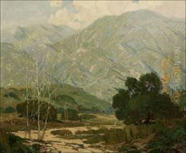 Foothill Landscape Oil Painting by Fred Grayson Sayre