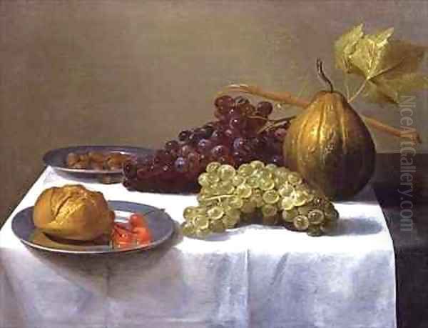 Still Life with Fruits Oil Painting by Jacob Fopsen van Es