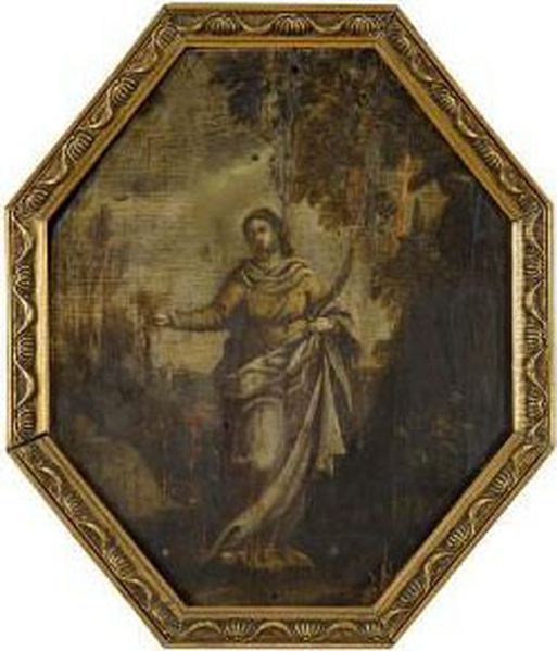 Santa Lucia Oil Painting by Ippolito Scarsella (see Scarsellino)