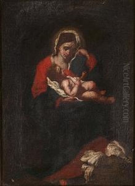 The Madonna And Child Oil Painting by Ippolito Scarsella (see Scarsellino)