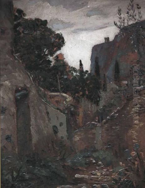 Paesaggio Autunnale Oil Painting by Ferruccio Scattola