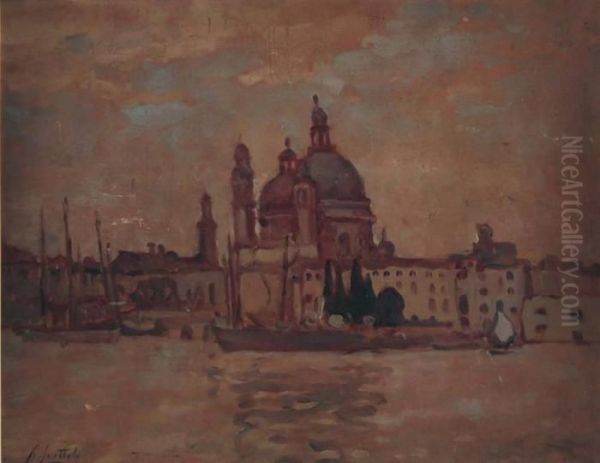 Venezia Oil Painting by Ferruccio Scattola