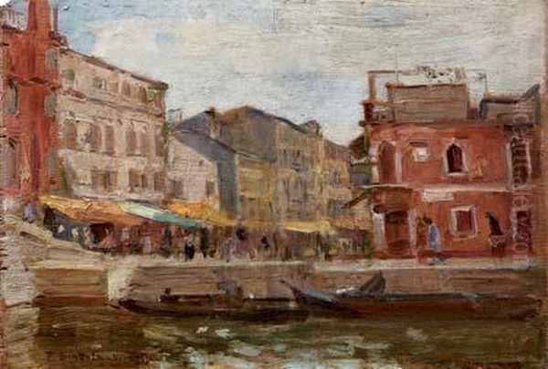 Venezia Oil Painting by Ferruccio Scattola