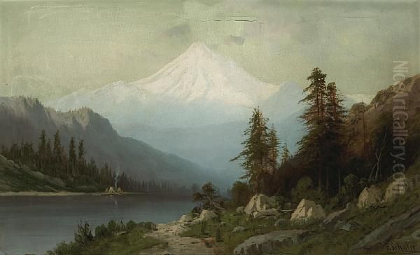 Mt. Baker, British Columbia Oil Painting by Frederick Ferdinand Schafer