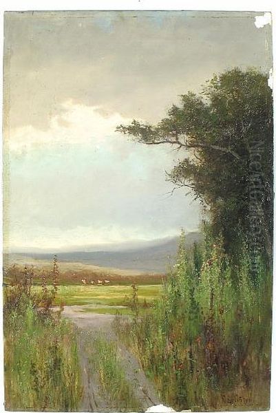 Spring On Alameda Point Oil Painting by Frederick Ferdinand Schafer