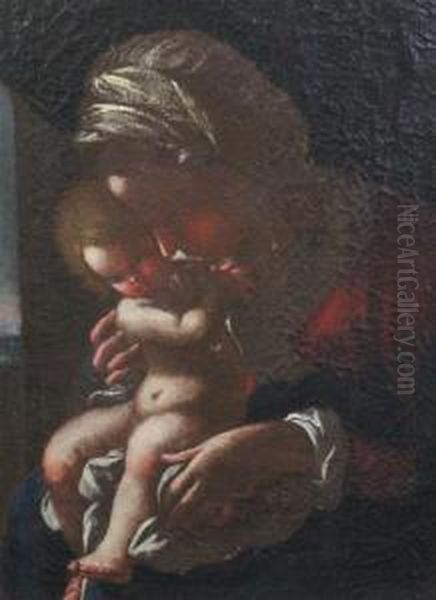 Madonna And Child Oil Painting by Bartolomeo Schedoni