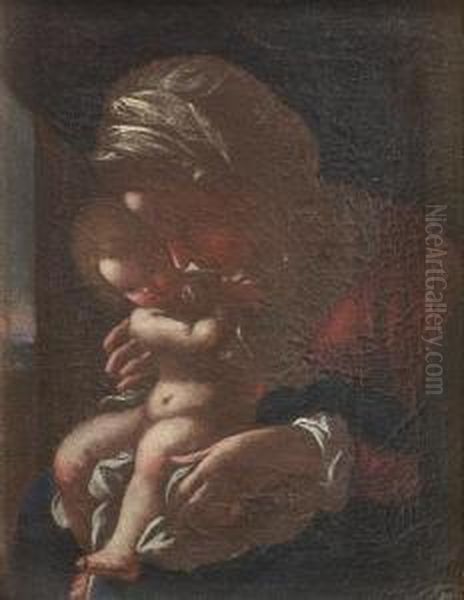 The Madonna And Child Oil Painting by Bartolomeo Schedoni