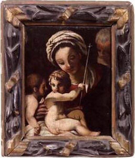 Madonna Con Bambino Oil Painting by Bartolomeo Schedoni