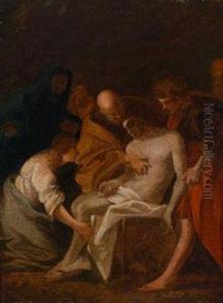 Die Grablegung Christi Oil Painting by Bartolomeo Schedoni