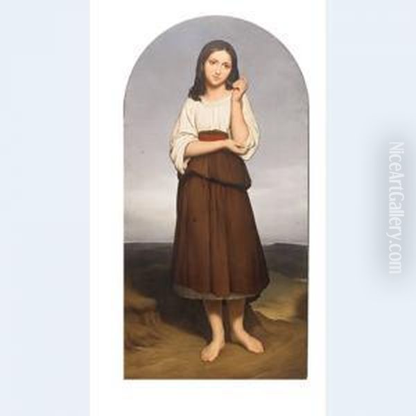 Mignon Verlangende Naar Haar Vaderland Oil Painting by Ary Scheffer