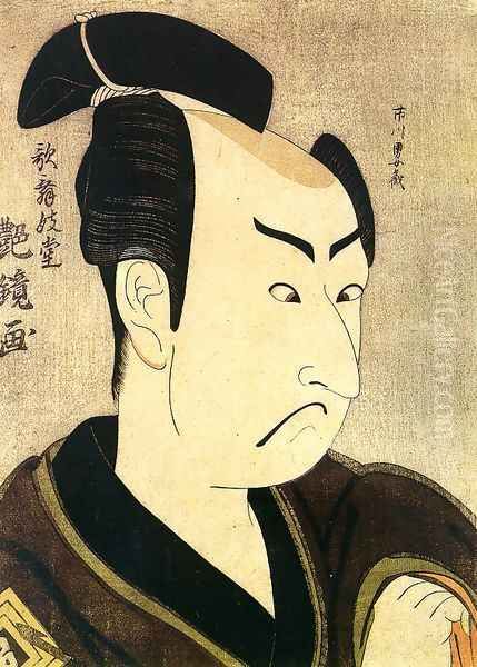 Ichikawa Omezo 1796 Oil Painting by Kabukido Enkyo