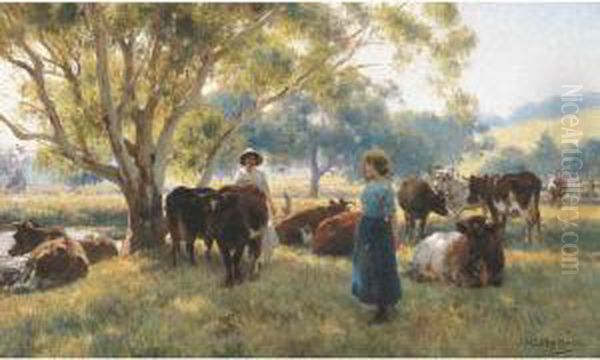 Early Morning Start, Gippsland Oil Painting by Jan Hendrik Scheltema