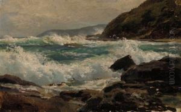 Seascape Oil Painting by Jan Hendrik Scheltema