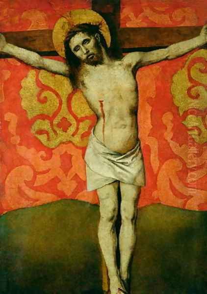 Christ on the Cross 1445 50 Oil Painting by Barthelemy d' Eyck